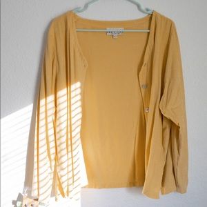 David Dart classic yellow cardigan